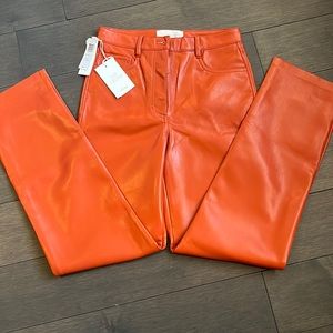 NWT Aritzia Melina faux leather pants